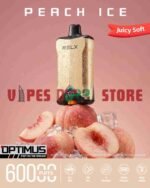 relx optimus up to 60000 puffs 50mg peach ice