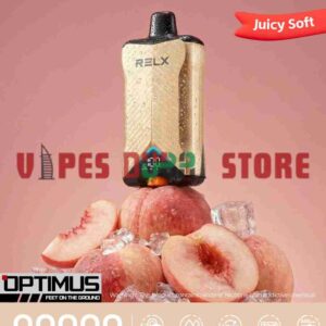 relx optimus up to 60000 puffs 50mg peach ice