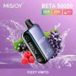 MISJOY Beta 50000 Puffs Disposable Fizzy Vimto