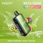 MISJOY Beta 50000 Puffs Disposable Kiwi Passion Fruit Guava