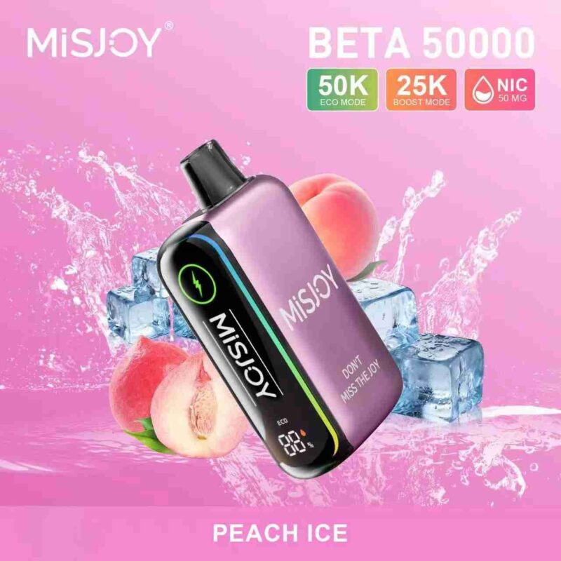 MISJOY Beta 50000 Puffs Disposable Peach Ice