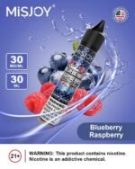 Misjoy premium salt nicotine 30mg 30mg E liquid USA brand in Dubai Blueberry Raspberry