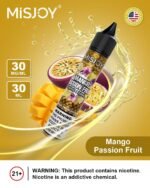 Misjoy premium salt nicotine 30mg 30mg E liquid USA brand in Dubai Mango Passion Fruits