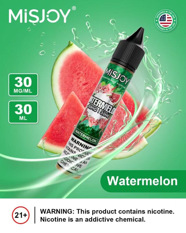 Misjoy premium salt nicotine 30mg 30mg E liquid USA brand in Dubai Watermelon