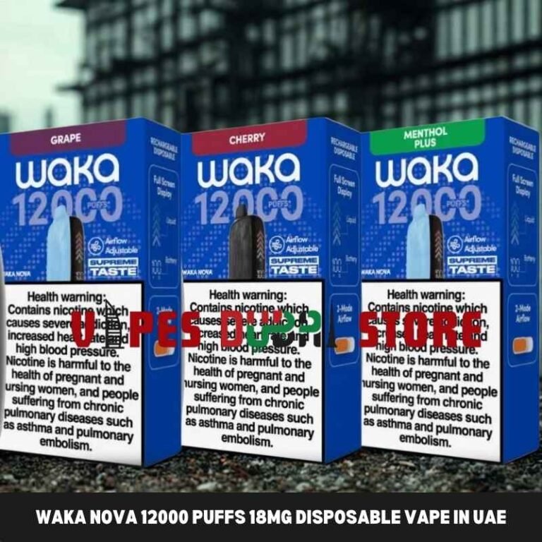 Waka Nova 12000 Puffs 18MG Disposable Vape in UAE