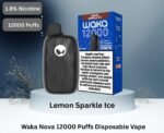 Waka Nova 12000 Puffs 18MG Disposable Vape in UAE Lemon Sparkle Ice