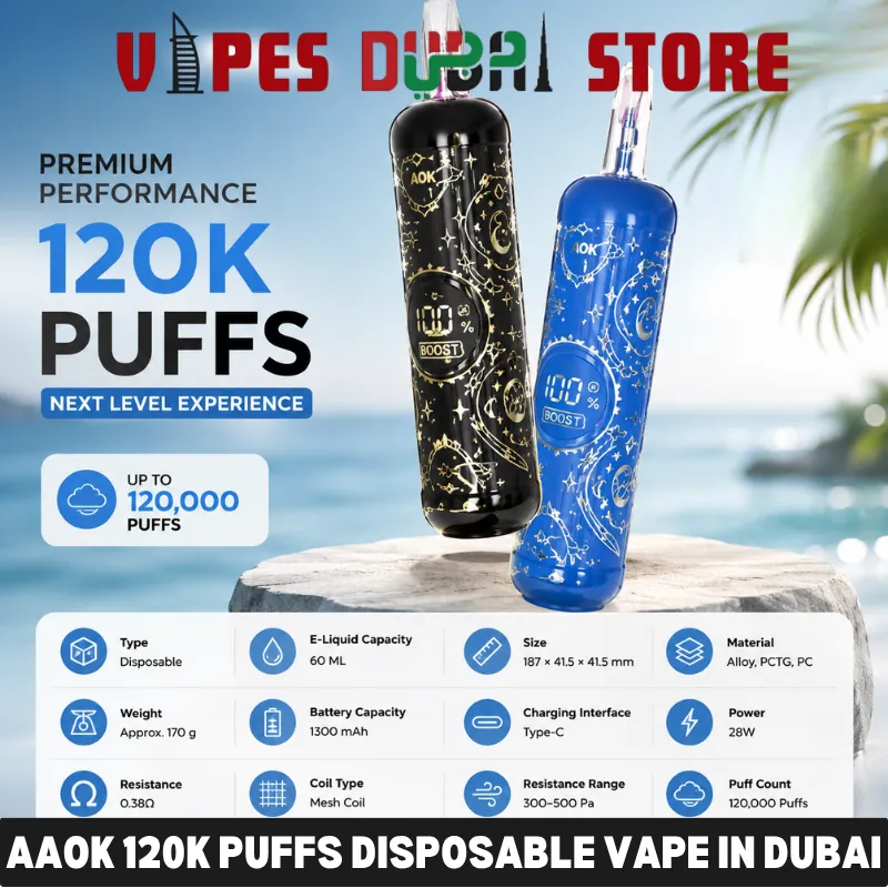 AAOK 120k Puffs Disposable Vape in Dubai