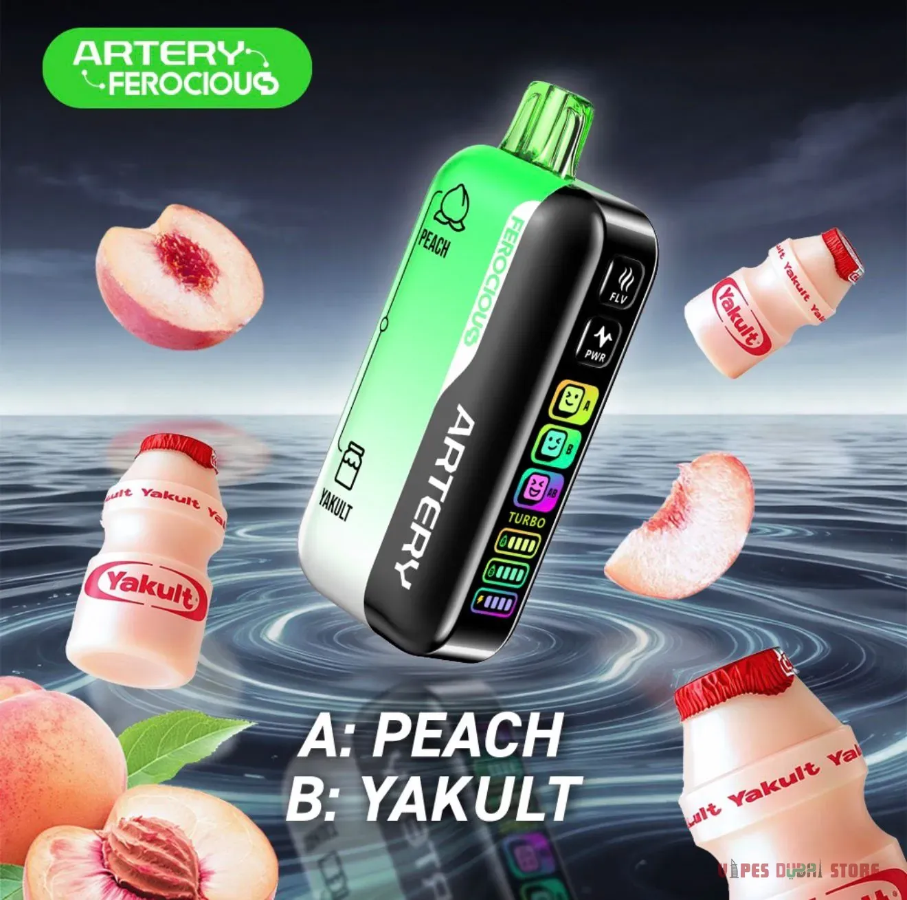 Artery Ferocious 60k Puffs 30mg Disposable Vape in UAE - Image 4