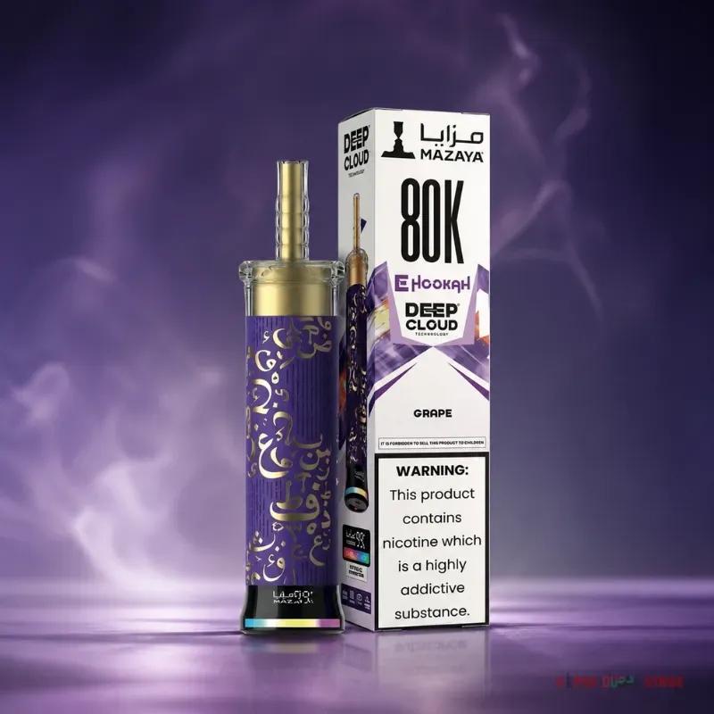 Mazaya Ehookah Deep Cloud 80000 Puffs 6mg Disposable Vape in Dubai - Image 12