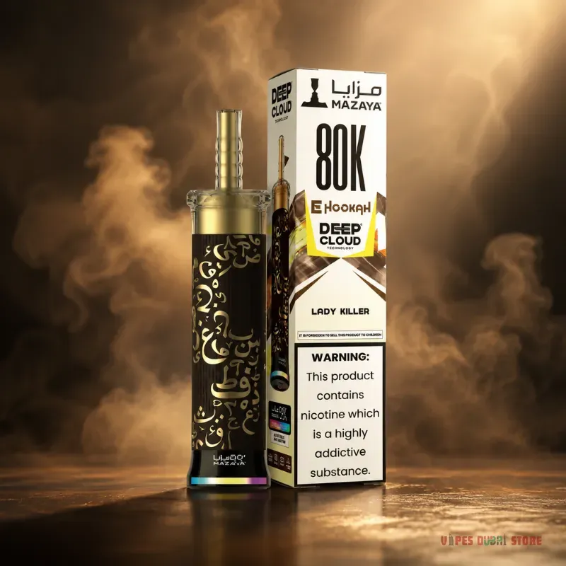 Mazaya Ehookah Deep Cloud 80000 Puffs 6mg Disposable Vape in Dubai - Image 8