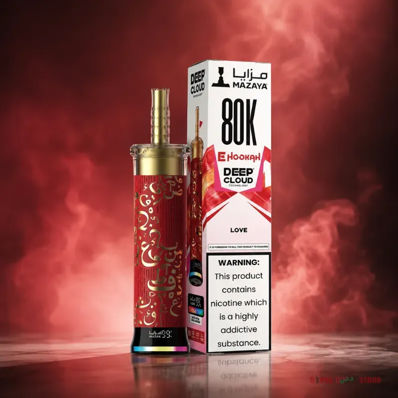 Mazaya Ehookah Deep Cloud 80000 Puffs 6mg Disposable Vape in Dubai - Image 9