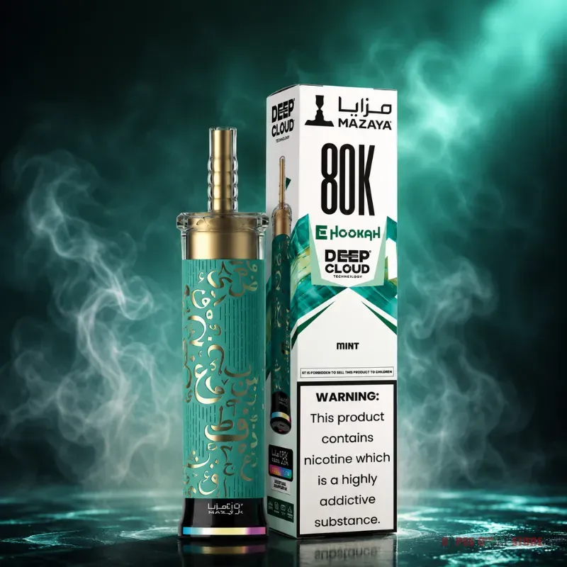 Mazaya Ehookah Deep Cloud 80000 Puffs 6mg Disposable Vape in Dubai - Image 5