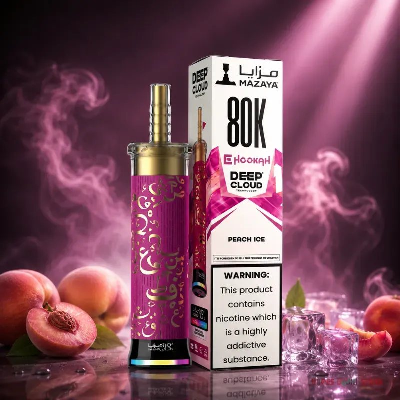Mazaya Ehookah Deep Cloud 80000 Puffs 6mg Disposable Vape in Dubai - Image 7