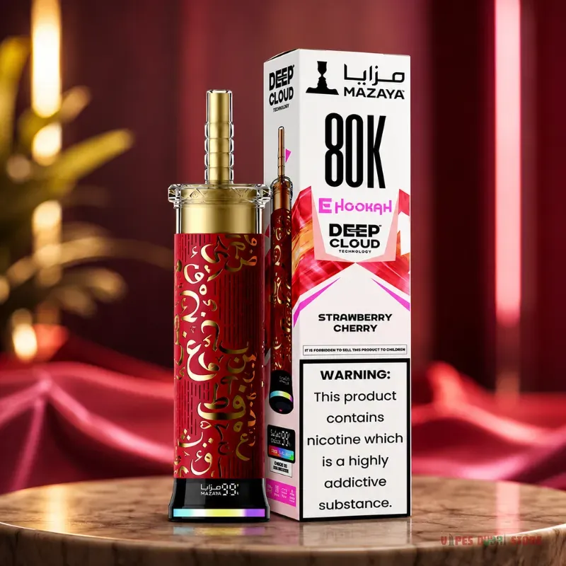 Mazaya Ehookah Deep Cloud 80000 Puffs 6mg Disposable Vape in Dubai - Image 2