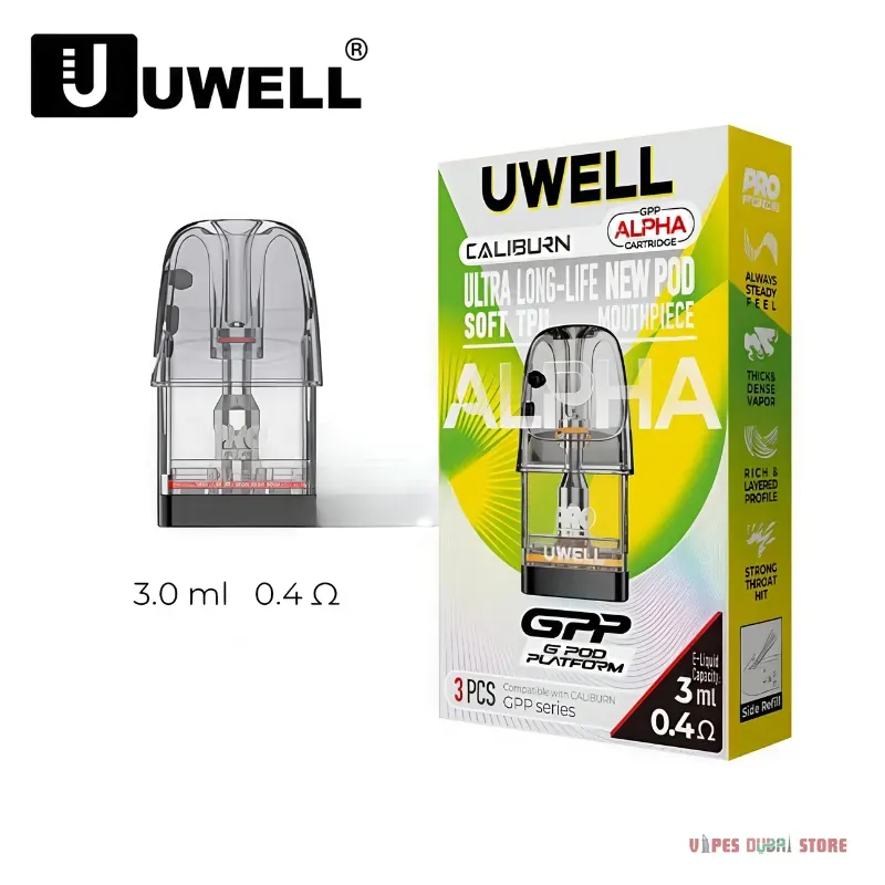 UWELL GPP ALPHA Pod Cartridge 3ml In UAE - Image 5