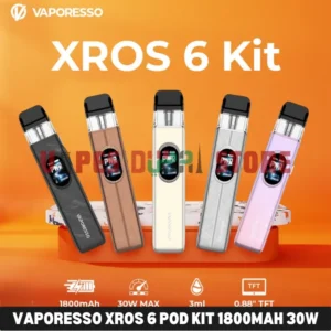 Vaporesso Xros 6 Pod Kit 1800mAh 30w in UAE