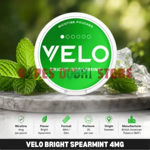 Velo Bright Spearmint 4mg