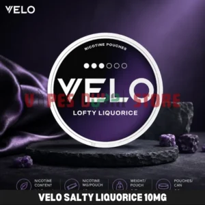 Velo Salty Liquorice 10mg