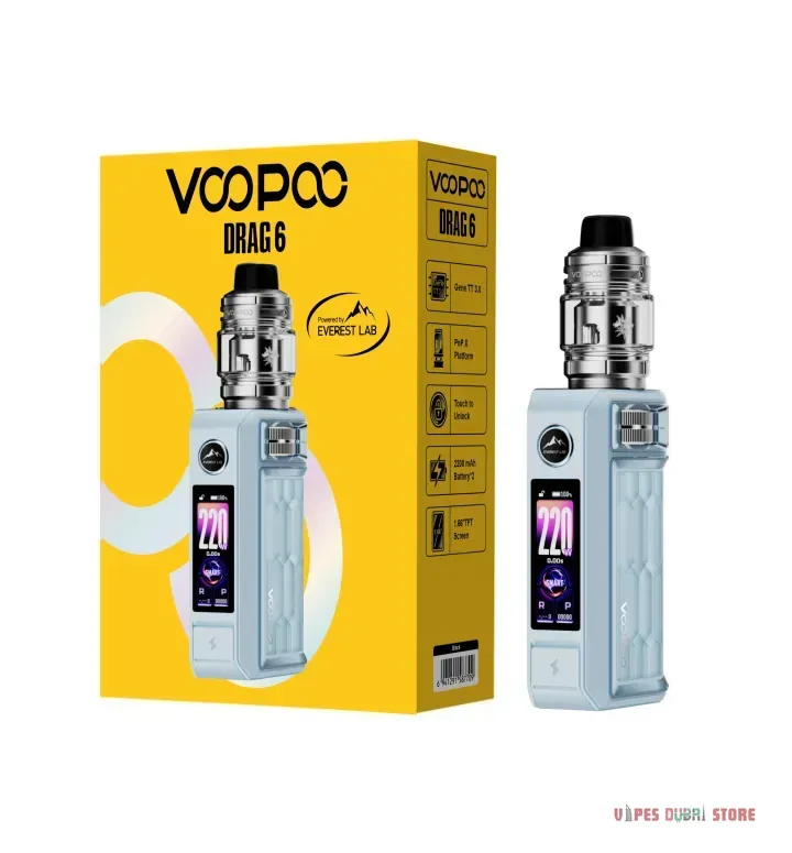 Voopoo Drag 6 kit 220w none build battery - Image 5