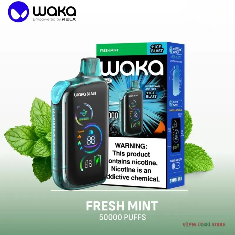 Waka Blast 50000 Puffs Disposable Vape 50mg in the UAE - Image 9