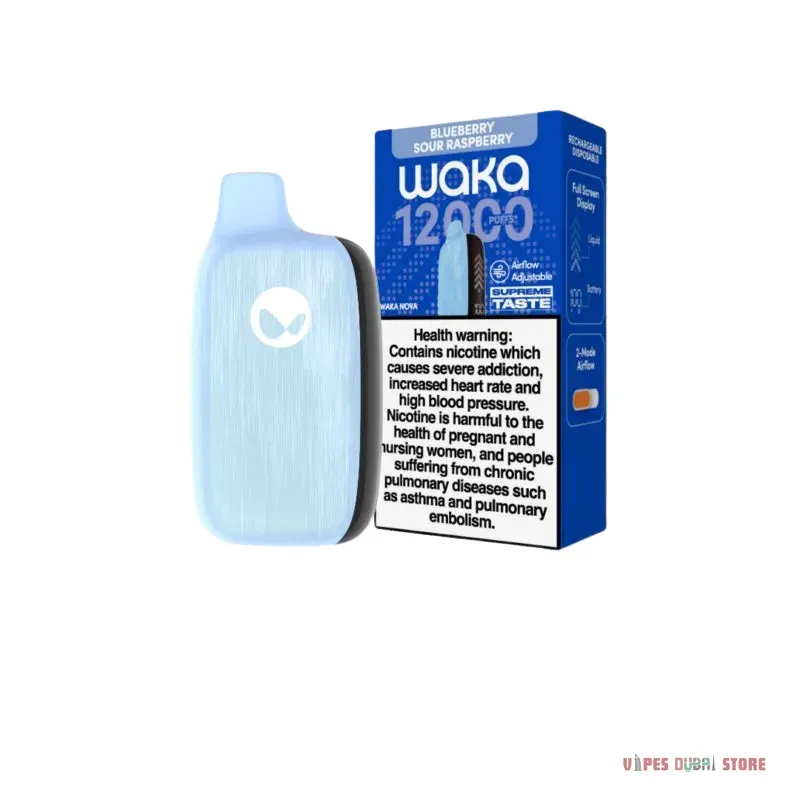 Waka Nova 12000 Puffs 18mg Disposable Vape in the UAE - Image 9