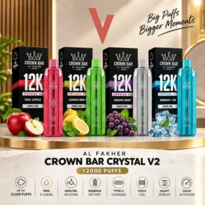 Al Fakher Crown Bar 12K Crystal V2 Disposable Vape
