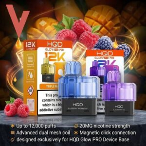 HQD Glow Pro 12000 Puffs Replacement Pod