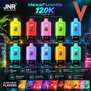 JNR HexaFuse 120K Disposable Vape 6-in-1