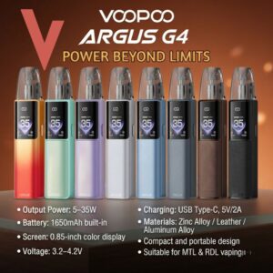 VOOPOO ARGUS G4 Pod Kit 35W 1650mAh in Dubai