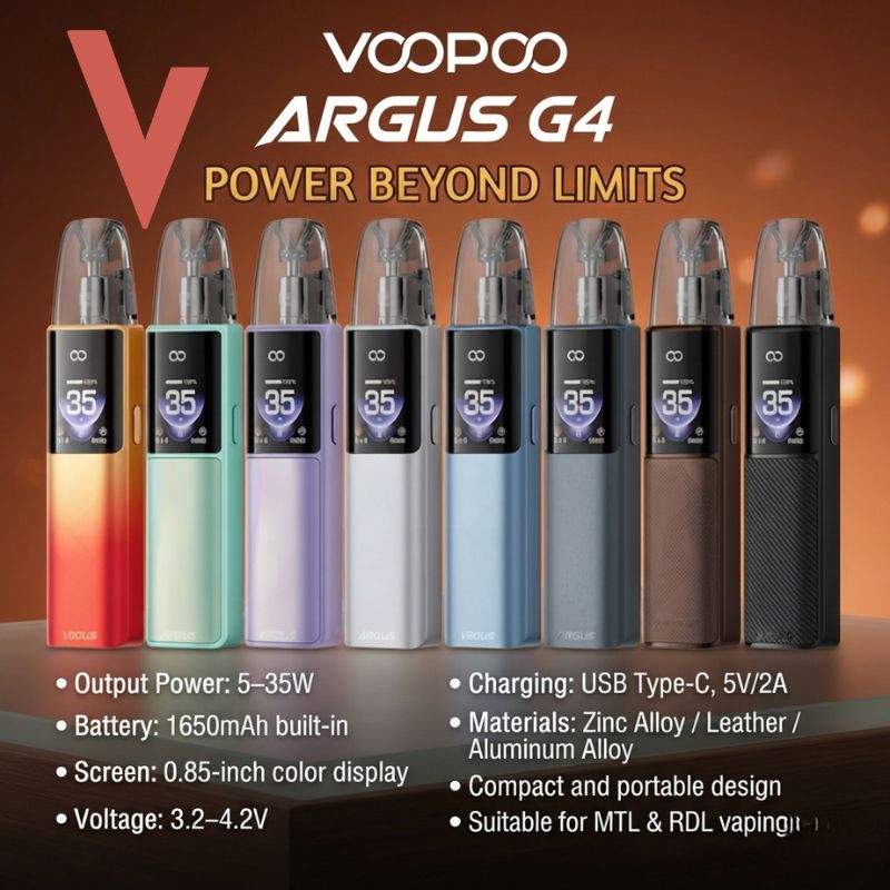 VOOPOO ARGUS G4 Pod Kit 35W 1650mAh in Dubai