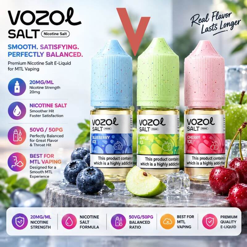 Vozol Salt Prime 30ml Saltnic E-Liquid